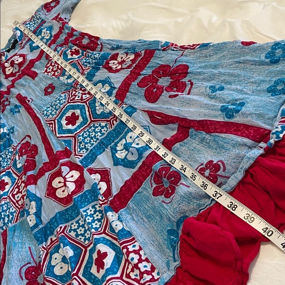 AYASYA BOHO Vibrant Color Intricate Patterns Tropical Gypsy Size Small / Medium - Picture 11 of 12